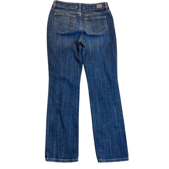 Lee Women's Jeans 10 Medium Bootcut Mid-Rise Stretch Denim Casual Classic - Picture 2 of 13